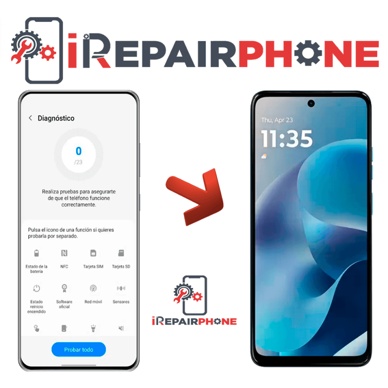 Diagnóstico Motorola Moto G17