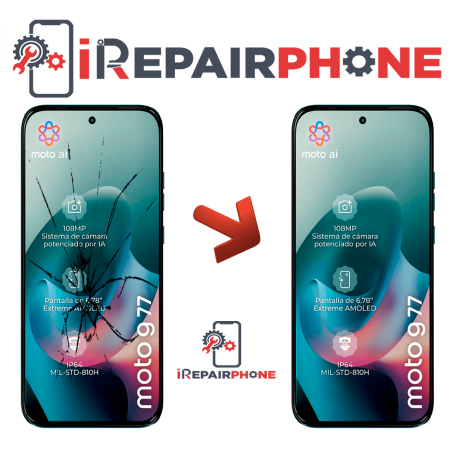 Cambiar Pantalla Motorola Moto G77