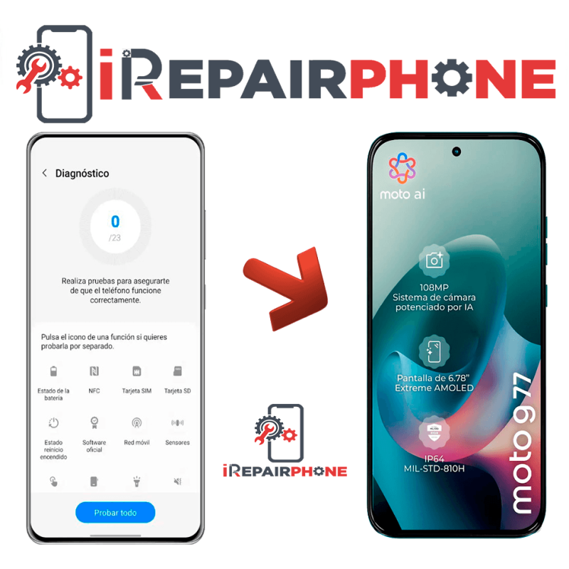 Diagnóstico Motorola Moto G77