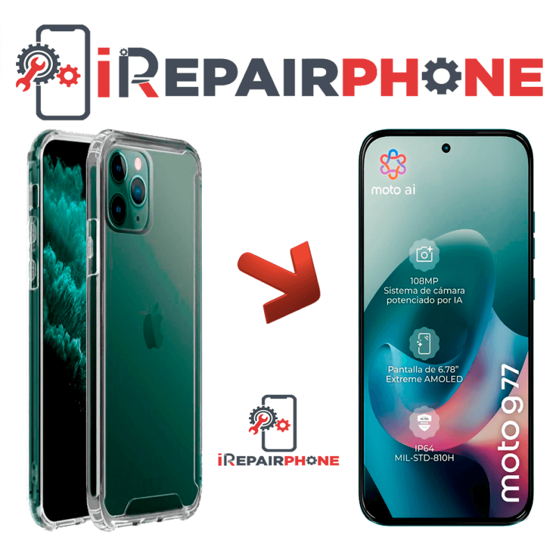 Funda Antigolpes Transparente Motorola Moto G77