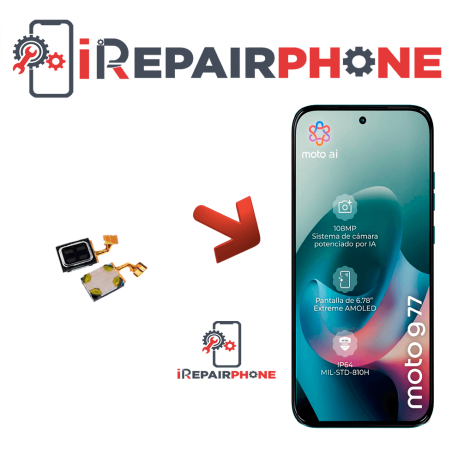 Cambiar Auricular Motorola Moto G77