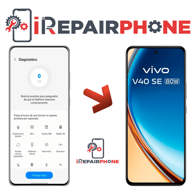 Diagnóstico Vivo V40 SE 80W