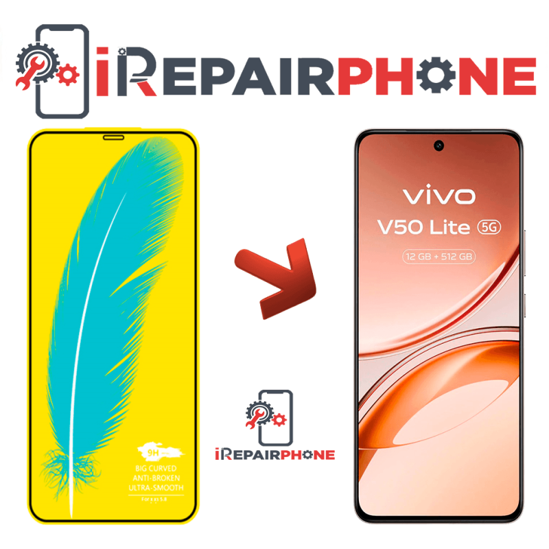 Protector de Cristal Templado Vivo V50 Lite 5G