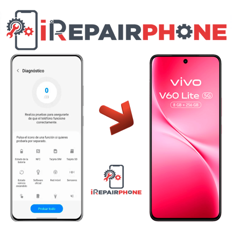 Diagnóstico Vivo V60 Lite 5G
