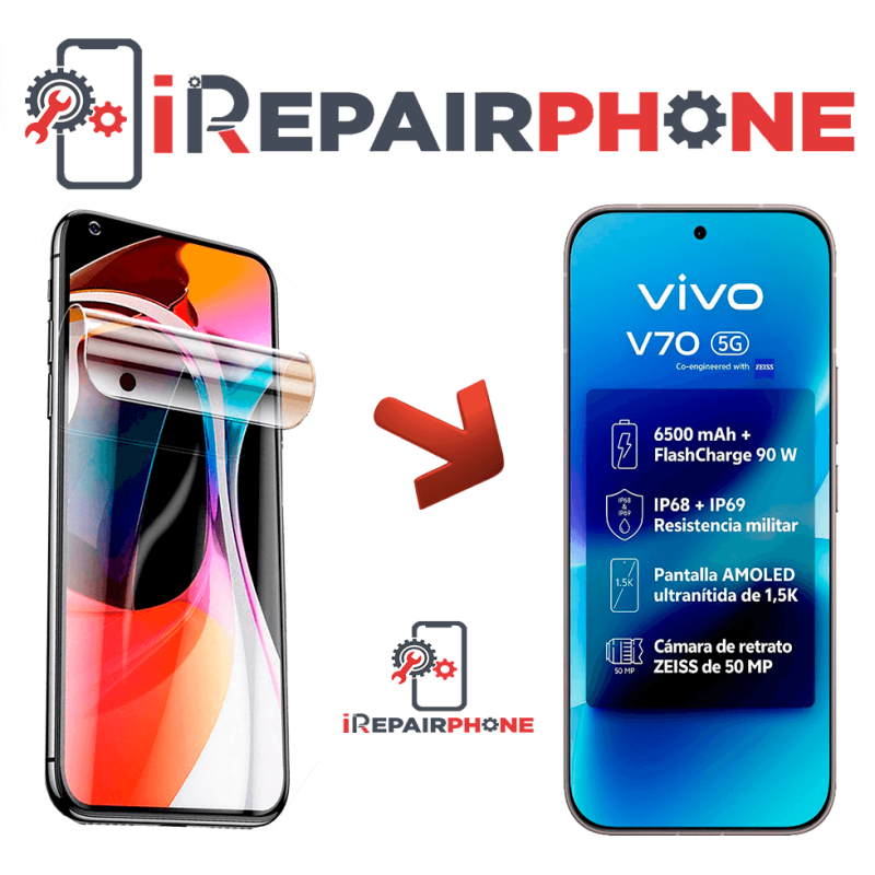 Protector de Pantalla Hidrogel Vivo V70 5G