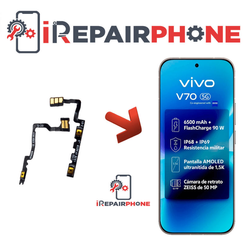 Cambiar Botón Encendido Vivo V70 5G