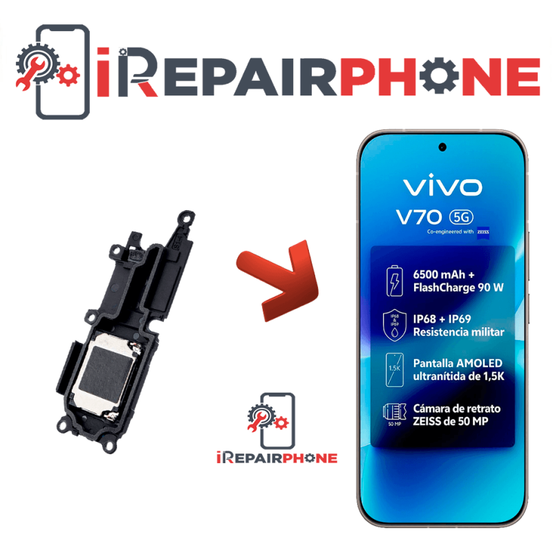 Cambiar Altavoz Vivo V70 5G