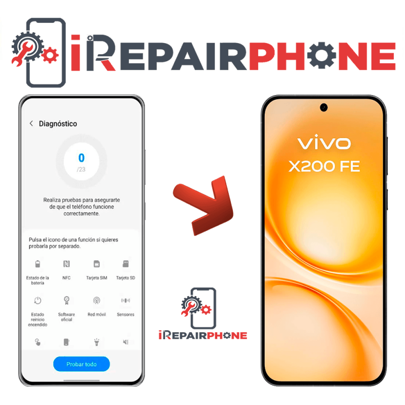 Diagnóstico Vivo X200 FE
