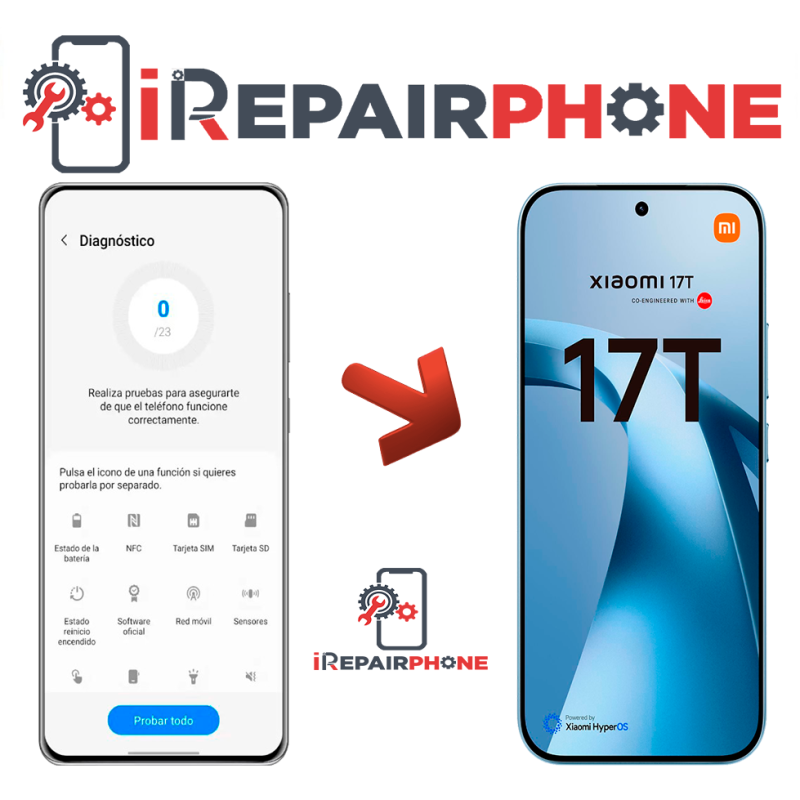 Diagnóstico Xiaomi 17T