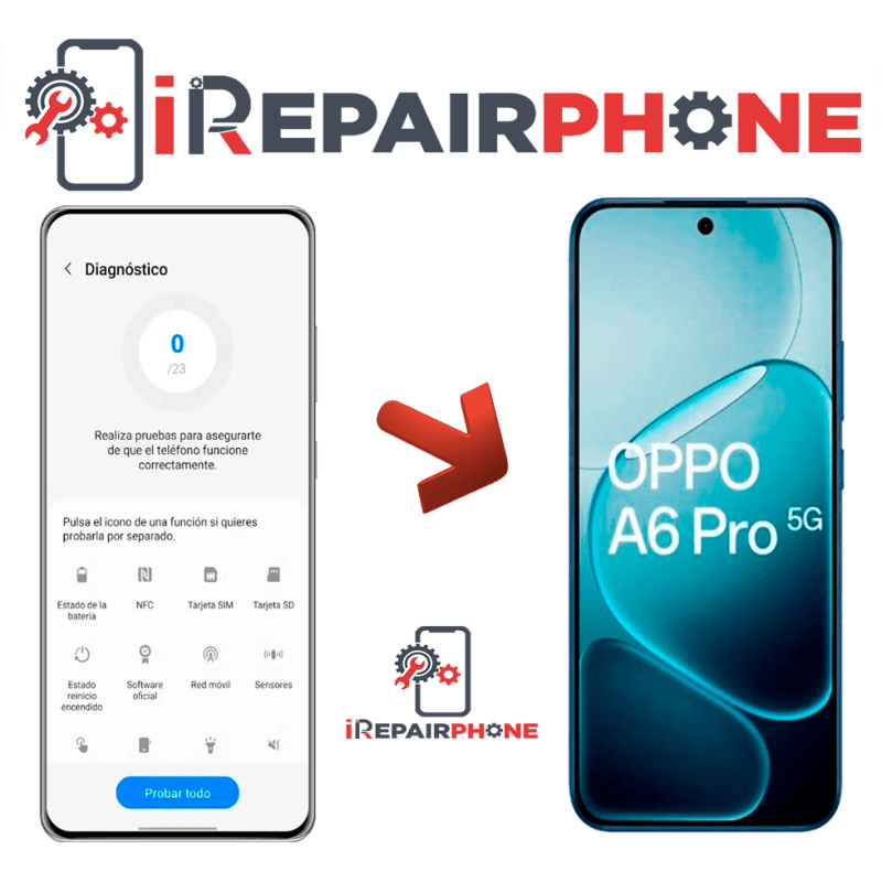 Diagnóstico Oppo A6 Pro 5G