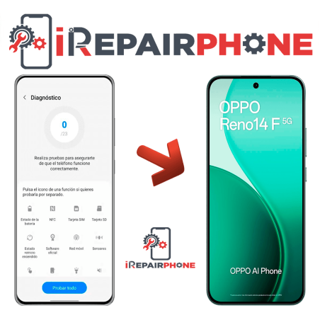 Diagnóstico Oppo Reno 14 F 5G