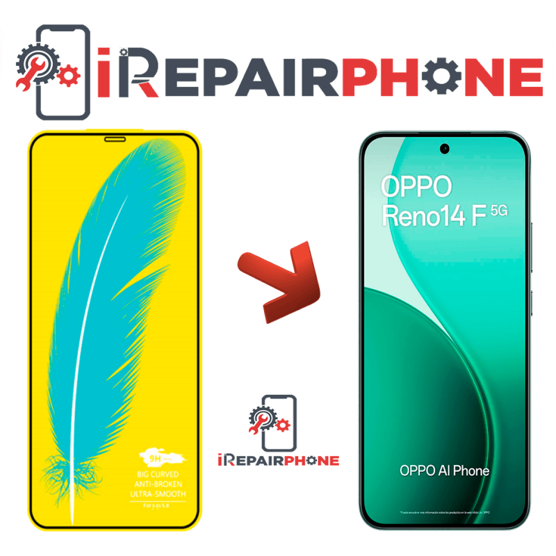 Protector de Cristal Templado Oppo Reno 14 F 5G
