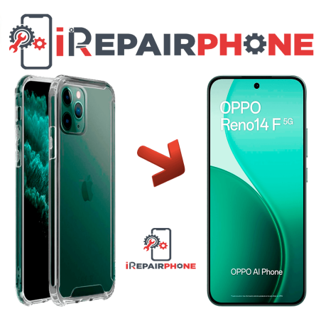Funda Antigolpes Transparente Oppo Reno 14 F 5G