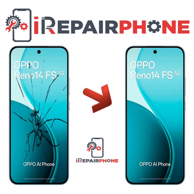Cambiar Pantalla Con Marco Oppo Reno 14 FS 5G