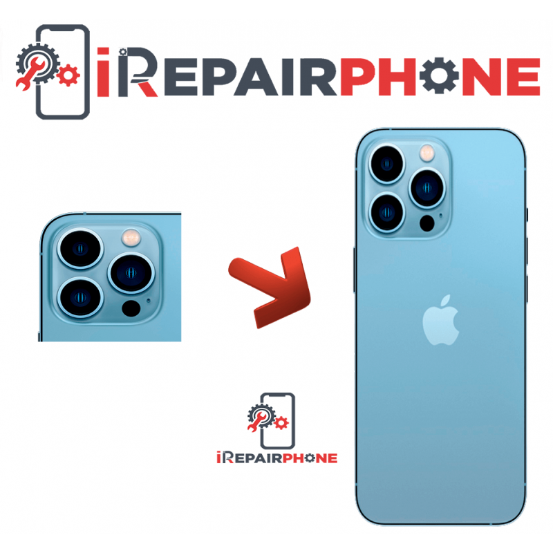 Reparar cristal trasero iPhone 13