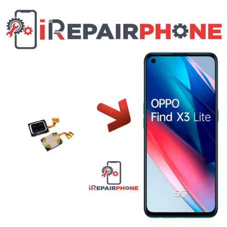 Cambiar Auricular de llamada Oppo Find X3 Lite