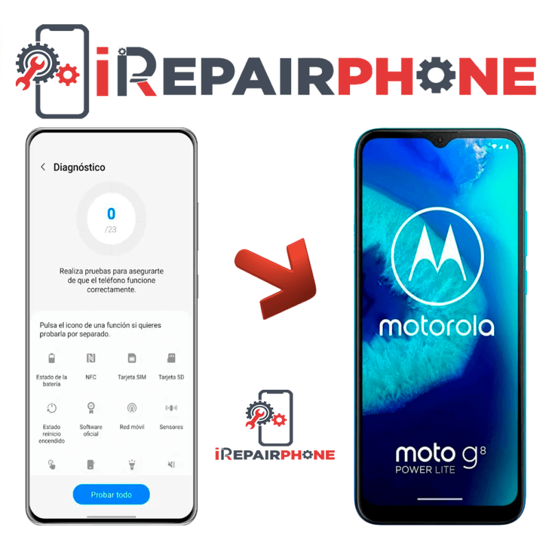Diagnóstico Motorola Moto G8 Power Lite