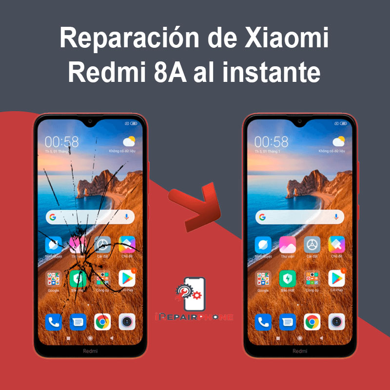 Reparación de Xiaomi Redmi 8A al instante